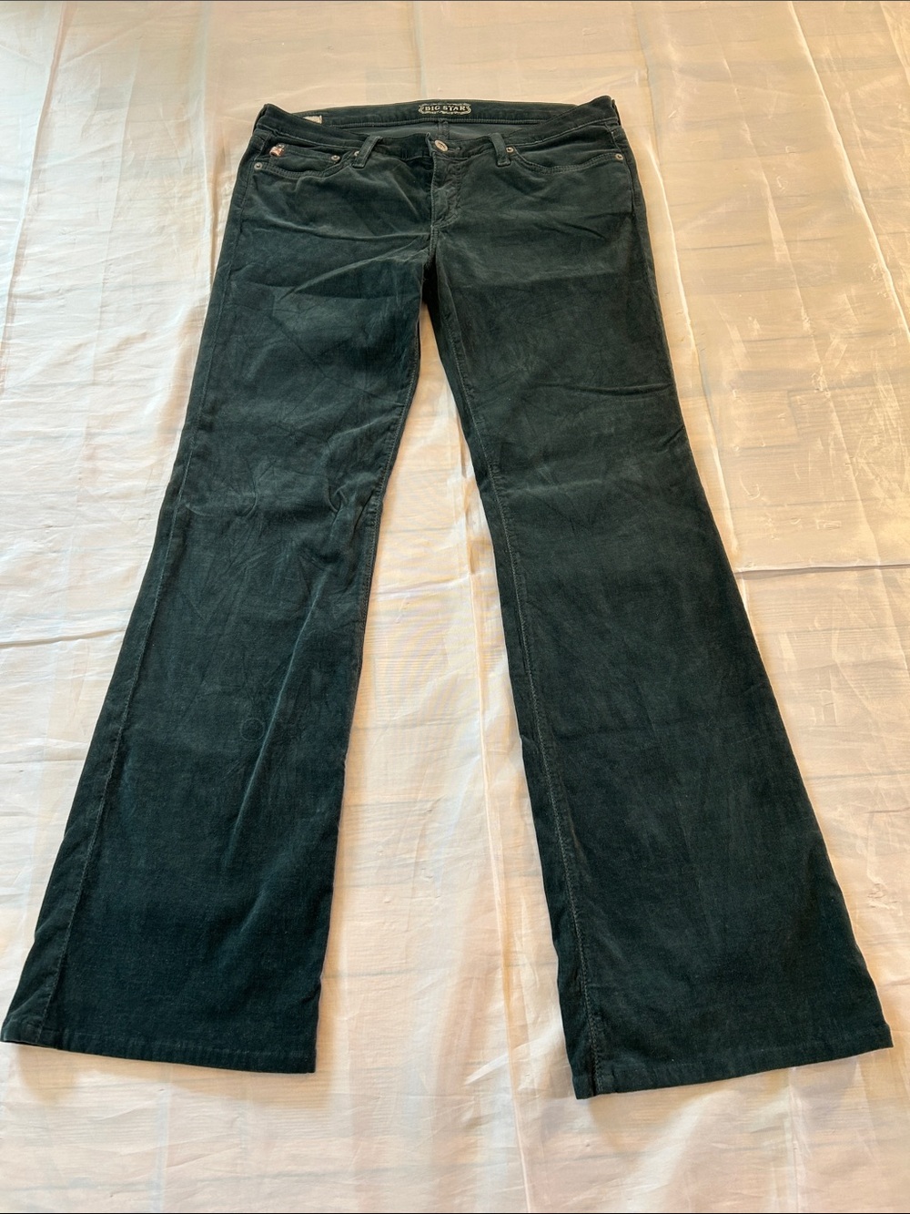 Big Star Black Flare Wide-Leg pants
